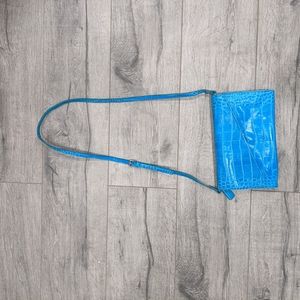 Blue Danier Leather Shoulder bag/Clutch